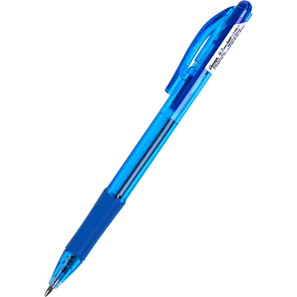 Ручка шариковая автоматическая "BK417", 0.7 мм, синий, стерж. синий