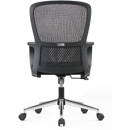 Кресло компьютерное SitZone U-069B, сетка, ткань, черный - 5