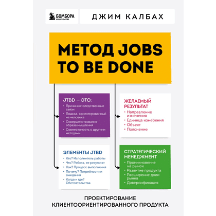 Книга "Метод Jobs to Be Done. Проектирование клиентоориентированного продукта", Джим Калбах