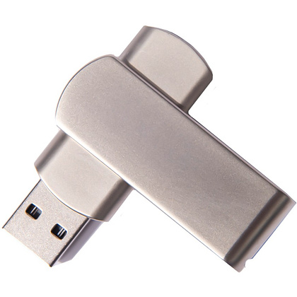 USB Flash накопитель 2.0 "Swing metal", 32 Gb, металл, серебристый