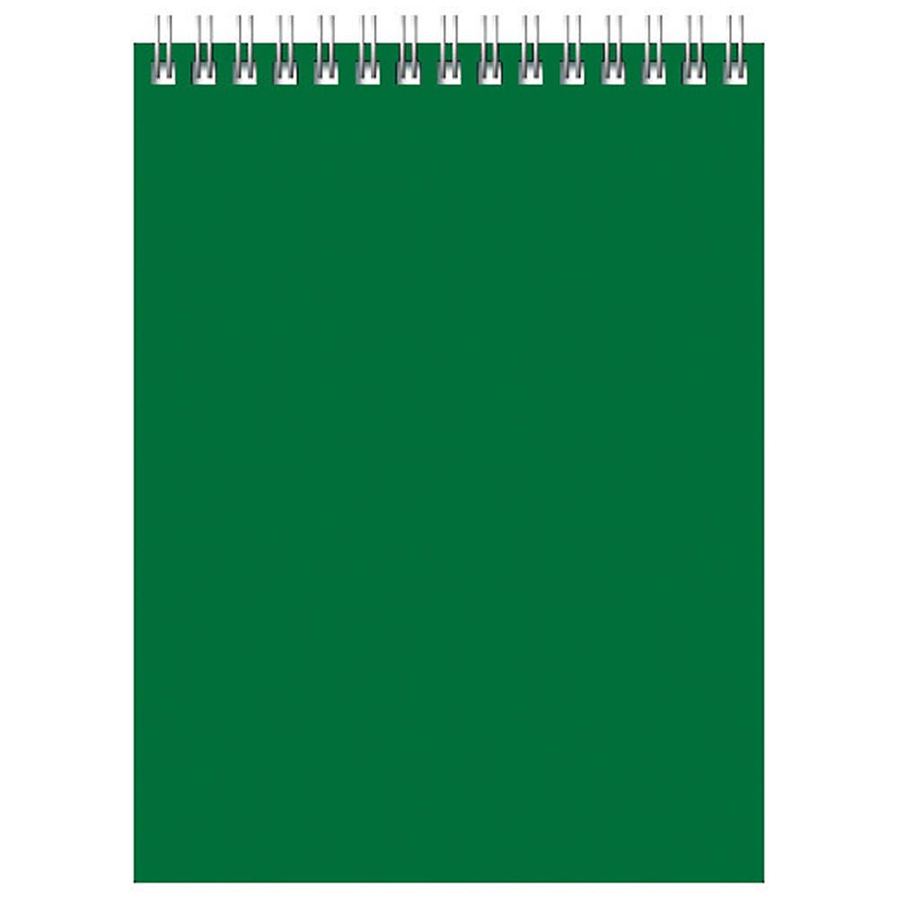 Блокнот "Для конференций", А6, 60 листов, клетка, зеленый