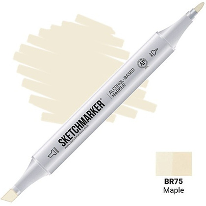 Маркер художественный "Sketchmarker", двухсторонний, BR75 клён