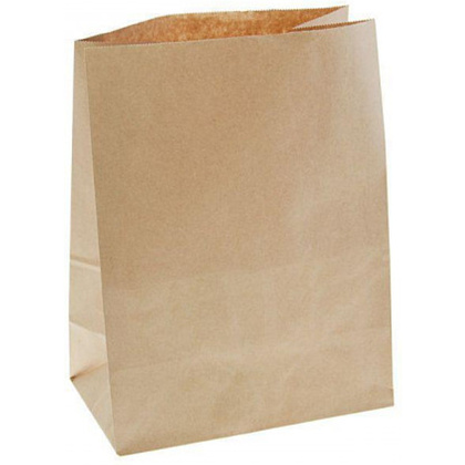 Пакет бумажный 220х120х290, Крафт 50