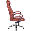 Кресло для руководителя Бюрократ T-9924SL, кожа, металл, светло-коричневый - 3