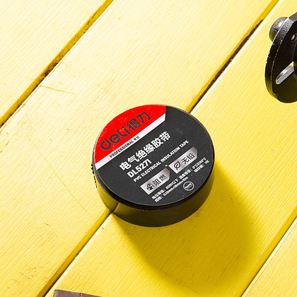 Изолента ПВХ Deli "DL5271", 130 мкм, черный - 5