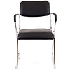 Стул для посетителей EVERPROF "Fix Plus", кожзам, металл, черный - 2