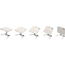 Стол Comf-Pro Coco Desk UR-83, 800х600х(540-755) мм, дуб белый