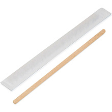 Размешиватель деревянный, 17,8 см, в индивидуальной упаковке, 250 шт/упак