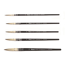 Кисть для рисования "Pinax Hi-Tech Aquarelle Quill" синтетика, круглая, французское крепление
