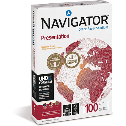 Бумага "Navigator Presentation", A4, 500 листов, 100 г/м2, -50%