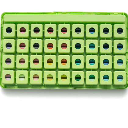 Краски гуашевые "Himi Jelly Cup", набор 72 цветов, 12 мл, кювета, пластиковый футляр - 3