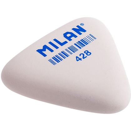 Ластик Milan "428", 1 шт, белый
