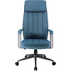 Кресло компьютерное EVERPROF Shanghai, ткань, синий, металл, корпус черный - 2