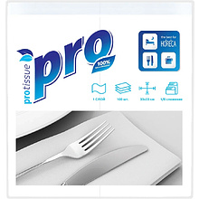Салфетки бумажные PROtissue 33х33см