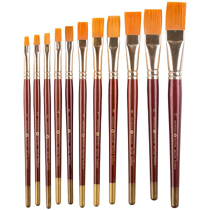 Кисть "Decola", синтетика, плоская, №11 - 3