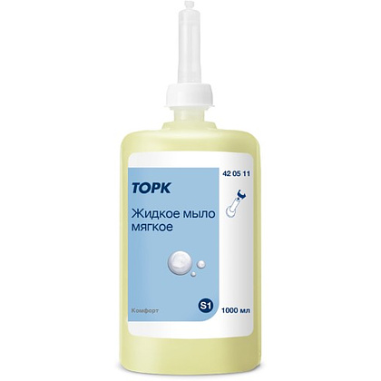 Мыло жидкое TORK Комфорт S1, 1 л, мягкое (420511) - 3