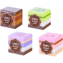 Ластик Deli "Cake Eraser", ассорти