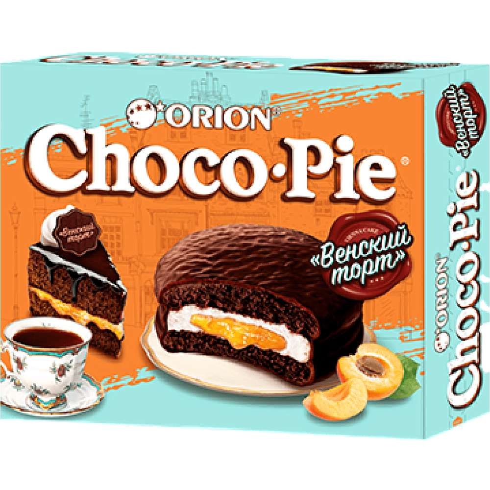 Печенье «Choco Pie Vienna Cake», 360 гр, в глазури