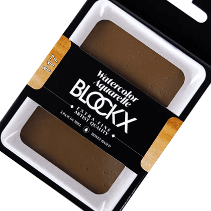 Краски акварельные "Blockx. Giant pan", 117 итальянская земля, 18 мл., кювета - 3
