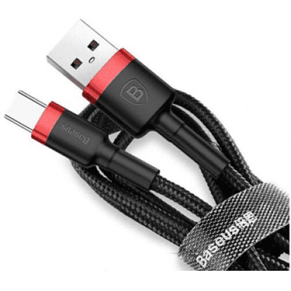 Кабель Baseus "CATKLF-B91", 1 м, черный, красный - 3