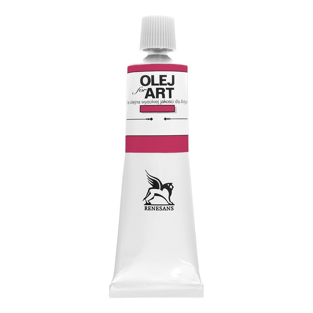 Краски масляные Renesans "Oils for art", 63 краповый кармин, 60 мл, туба