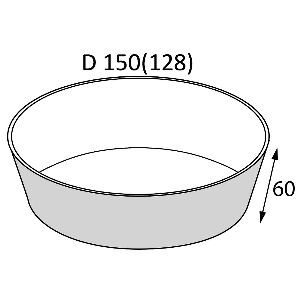 Контейнер бумажный 750 мл, 128/150х60, 45 шт/упак - 2