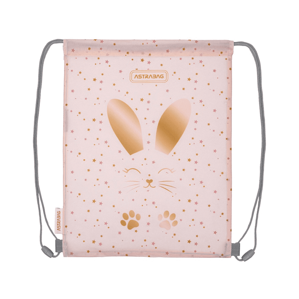 Мешок для обуви "Fluffy Bunny", золотой 