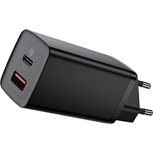 Сетевое зарядное устройство Baseus "CCGAN2L-B01" GaN2 Lite Quick Charger Type-C+USB, черный