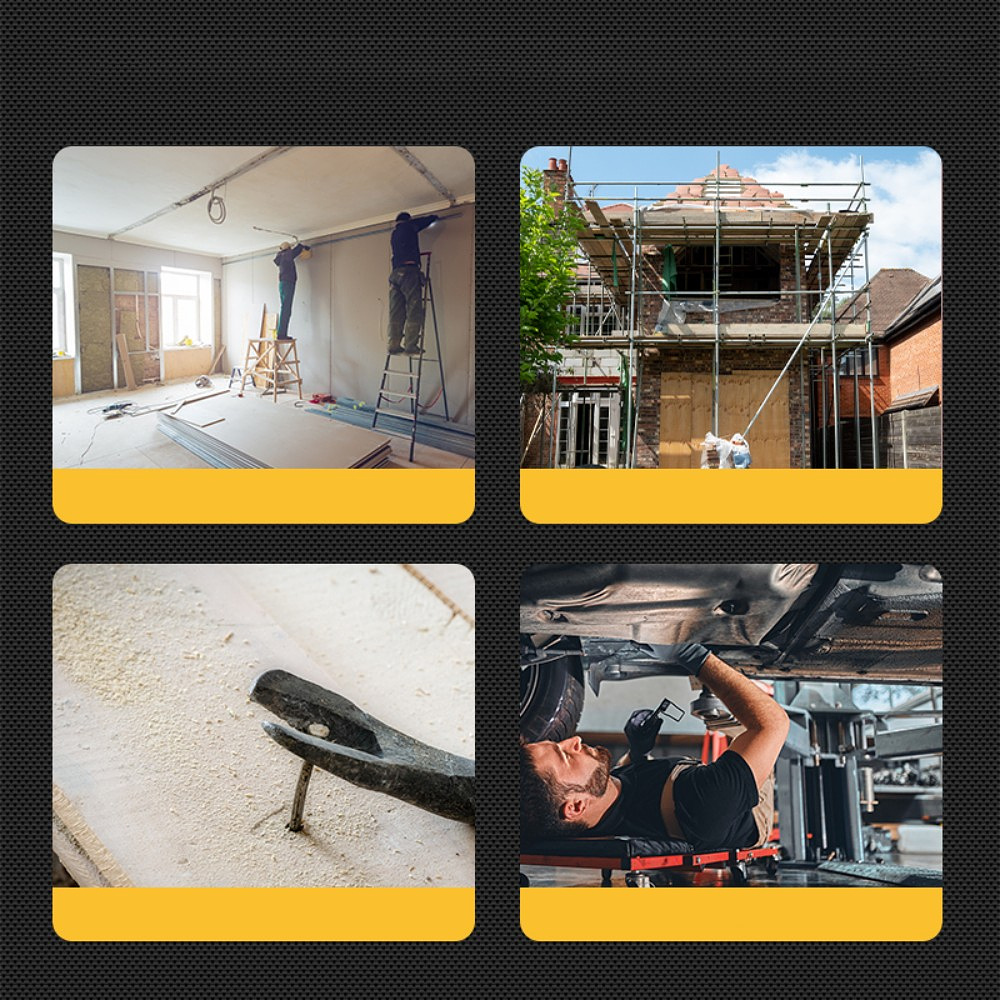 Лом-гвоздодер Deli YS EDL448902, 900 мм, усиленный - 4