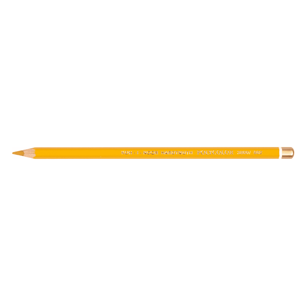 Карандаш цветной Koh-I-Noor "Polycolor 3800", 802 охра желтая темная