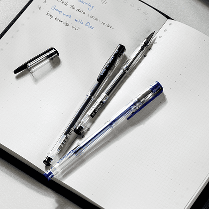 Ручка гелевая "Every", 0.5 мм, прозрачный - 6