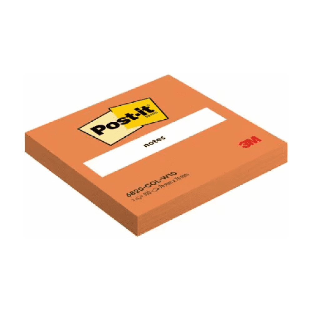 Бумага для заметок "Post-it", 76х76 мм, 100 листов, ассорти - 3