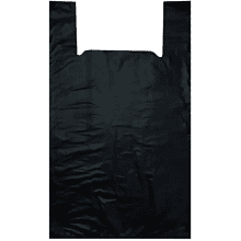 Пакет-майка ПНД, 30х55 см, 30 мкм, 100 шт/упак, черный