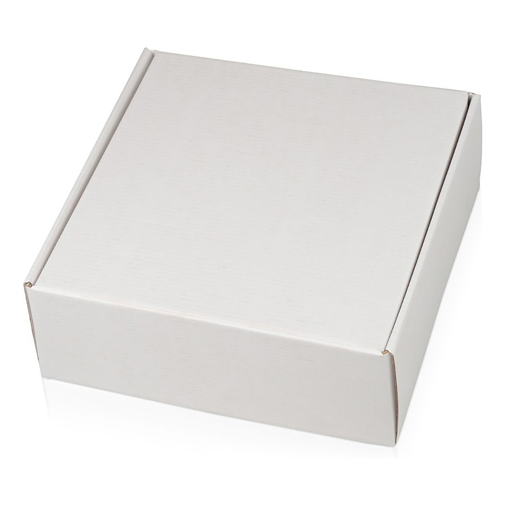 Коробка подарочная "Zand L", 26,3x24,3x10,3 см, белый