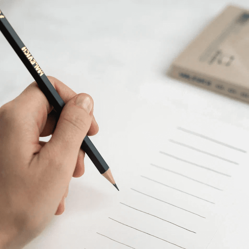 Карандаш чернографитный "Малевичъ", 12 шт, набор - 2