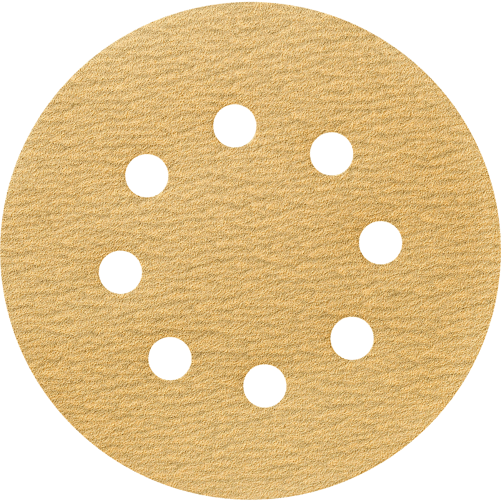 Круг шлифовальный абразивный Krugo Master, 8 отверстий, d125, p.100