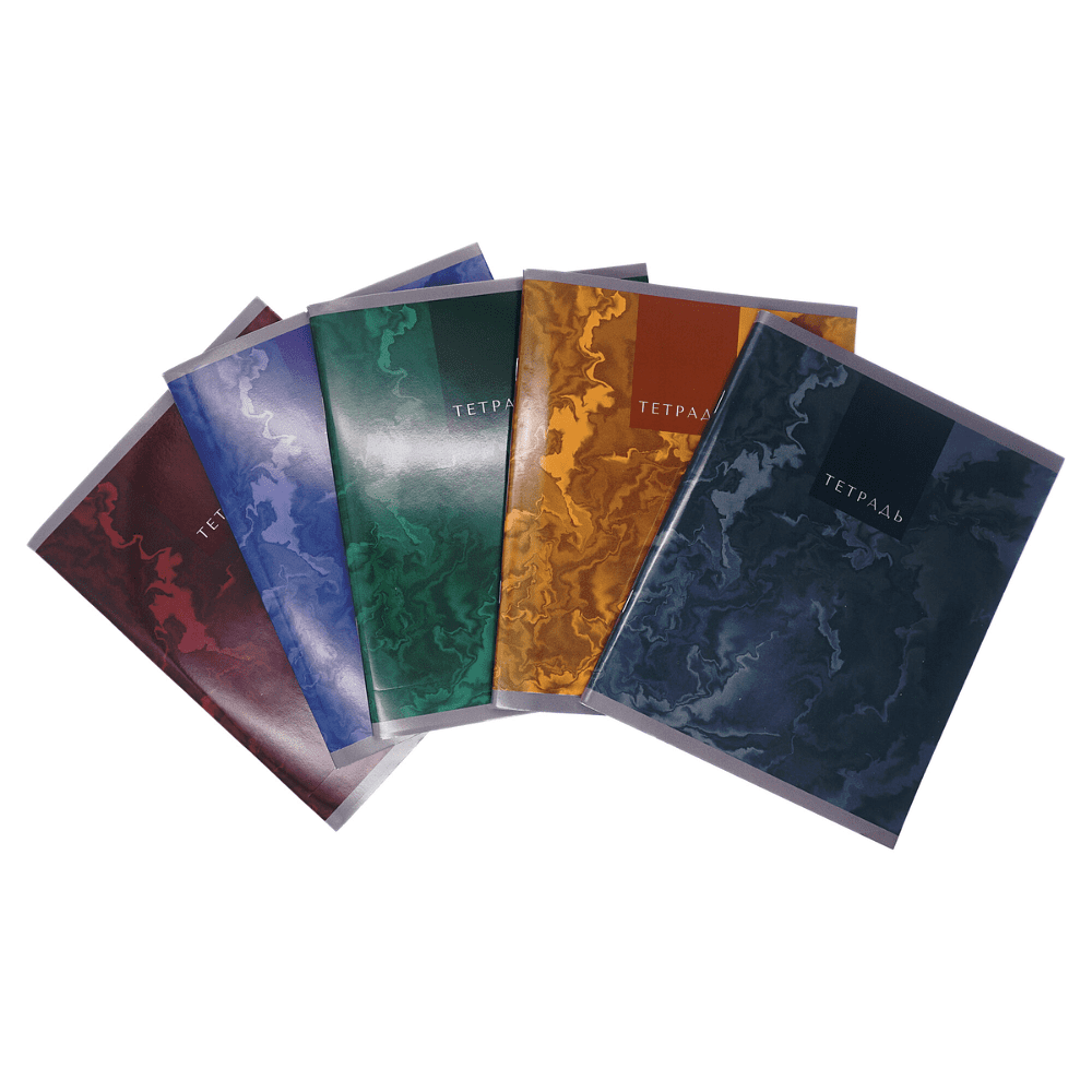 Тетрадь "Marble Color", А5, 96 листов, в клетку, ассорти - 3