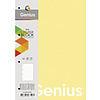Сменный блок для тетради на кольцах "Genius", A4, 80 листов, линейка, ассорти - 3