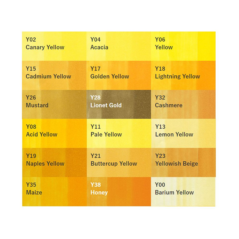 Маркер перманентный "Copic Sketch", Y-19 желтый неаполь - 2