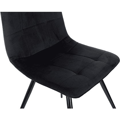 Стул Бюрократ "CH-K1_4", ткань, черный, металл, комплект 4 штуки - 6