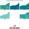Набор акварельных маркеров "Ecoline", 5 шт., зелено-голубые - 2