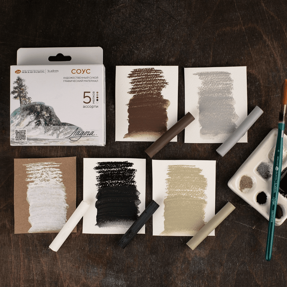 Соус "Ладога", набор мелков, 5 цветов - 6