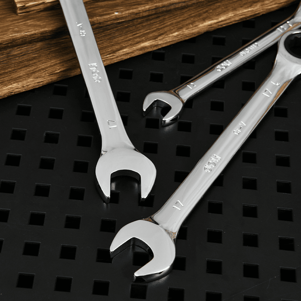 Ключ комбинированный Deli YS EDL34114, 14 мм, с трещоткой, 72 зуба - 4