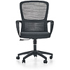 Кресло для персонала SitZone U-069B, сетка, ткань, черный, 2 шт/упак - 3