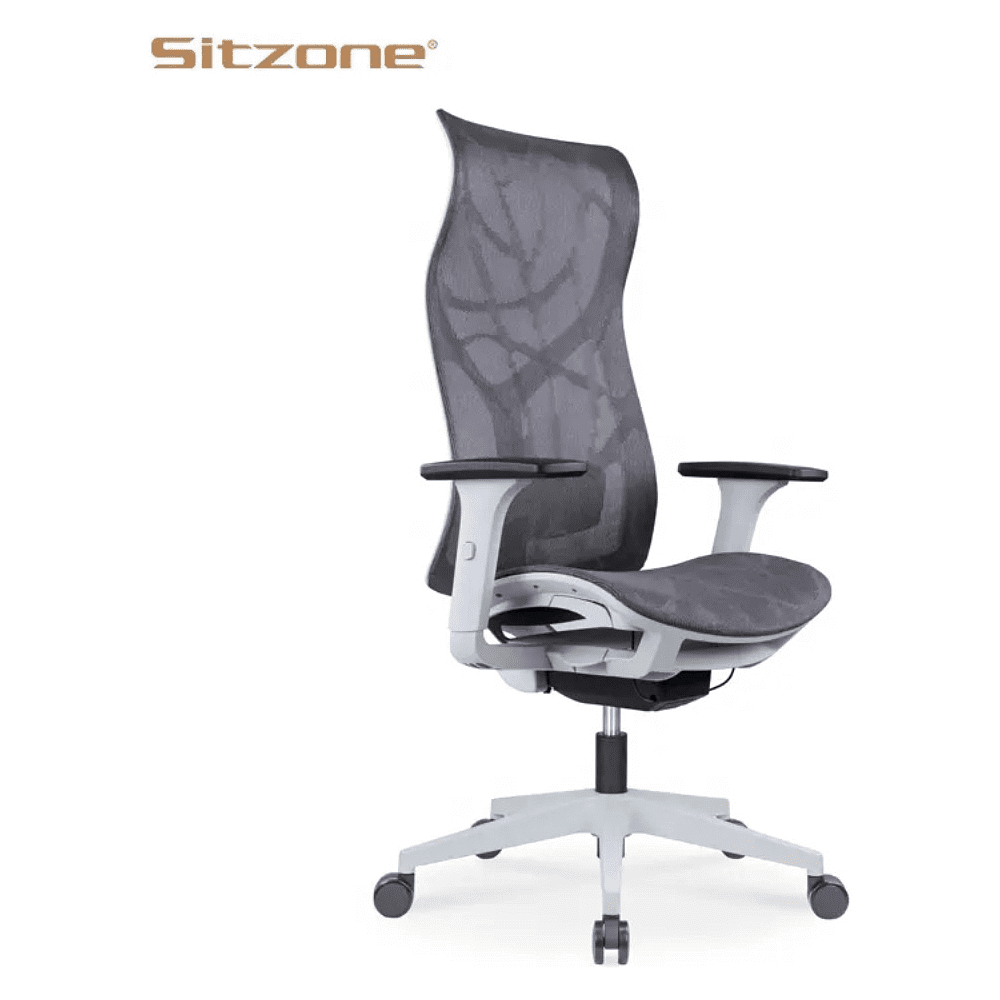 Кресло для руководителя SitZone CH-283A-HS-P1 сетка, серый