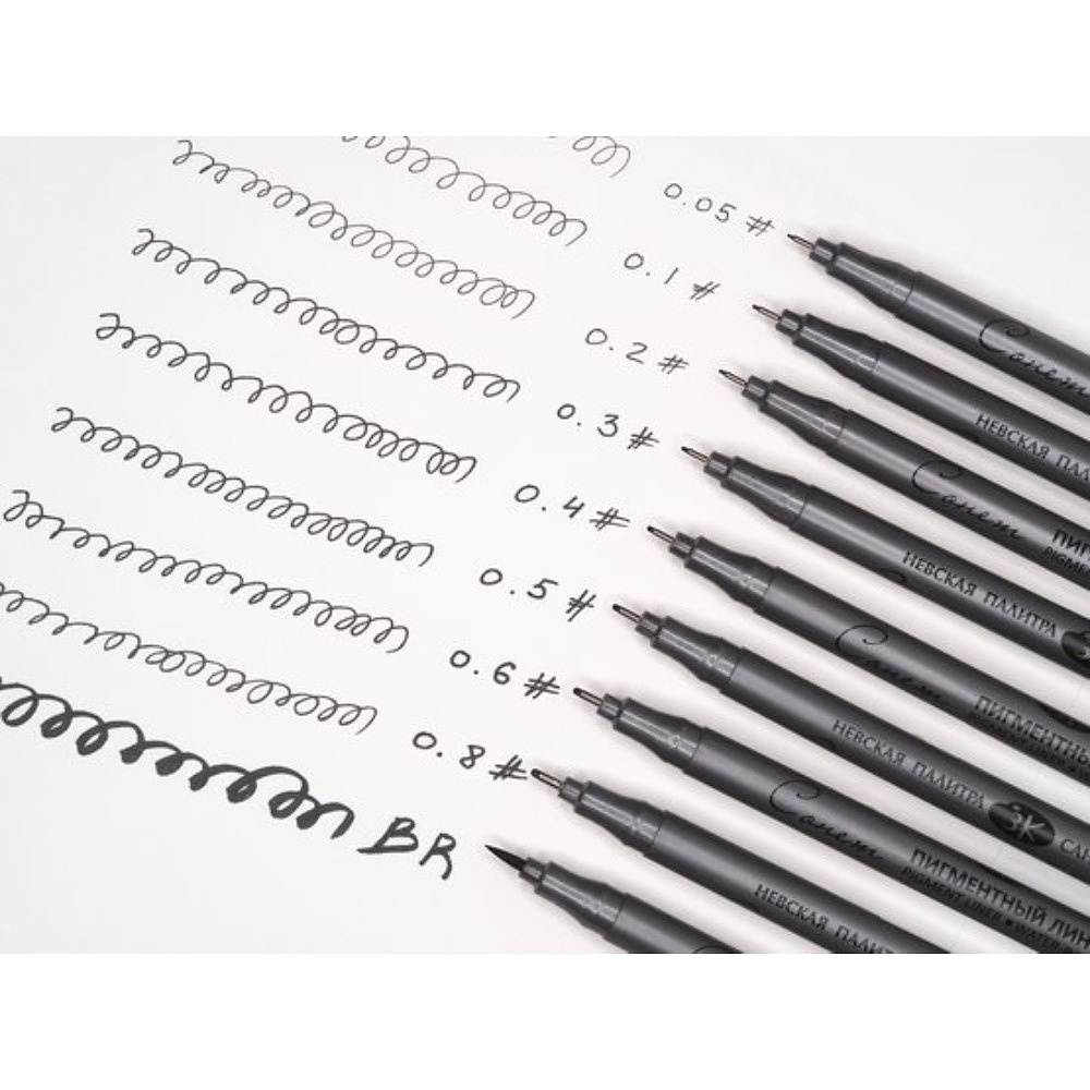 Ручка-лайнер "Сонет", 0,3 мм, черный - 2