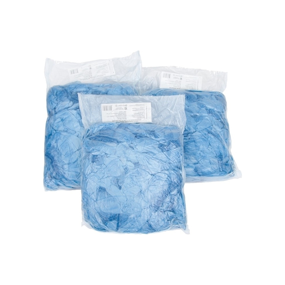 Бахилы стандарт, 20 мкм, 50 пар/упак, синий	 - 4