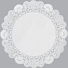 Салфетки бумажные ажурные AVIORA, d=18 см, белый, 250 шт - 2
