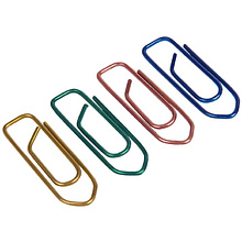 Скрепки цветные Maped, 25 мм, 100 шт, ассорти