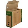 Коробка архивная "Эко", 100x327x240 мм, коричневый, зеленый - 3